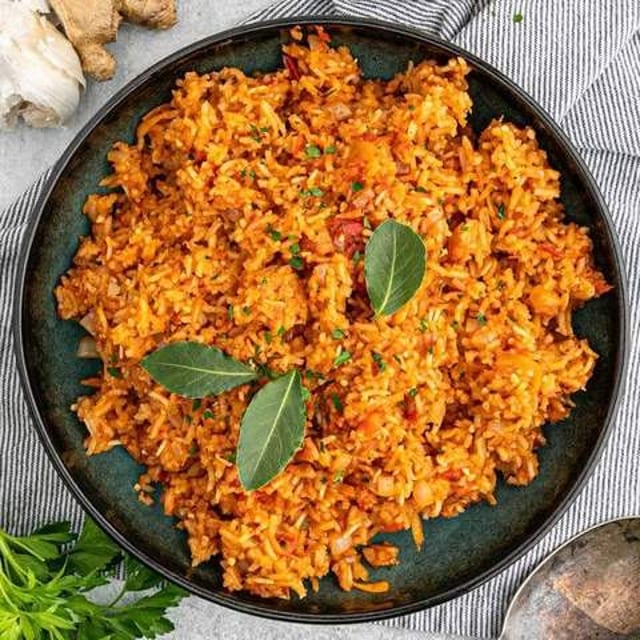 Jollof Rice & Suya Beef - Catering.