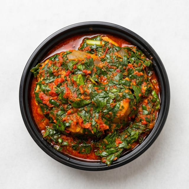 Efo Riro & Fufu.